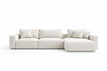 Polyester Fabric Modular Sectional Sofa with Chaise Lounge