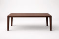 Solid Wood Rectangular Dining Table 180cm Long Walnut Finish